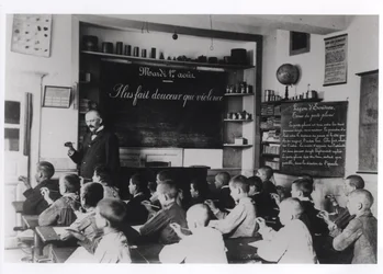 Niños en un aula